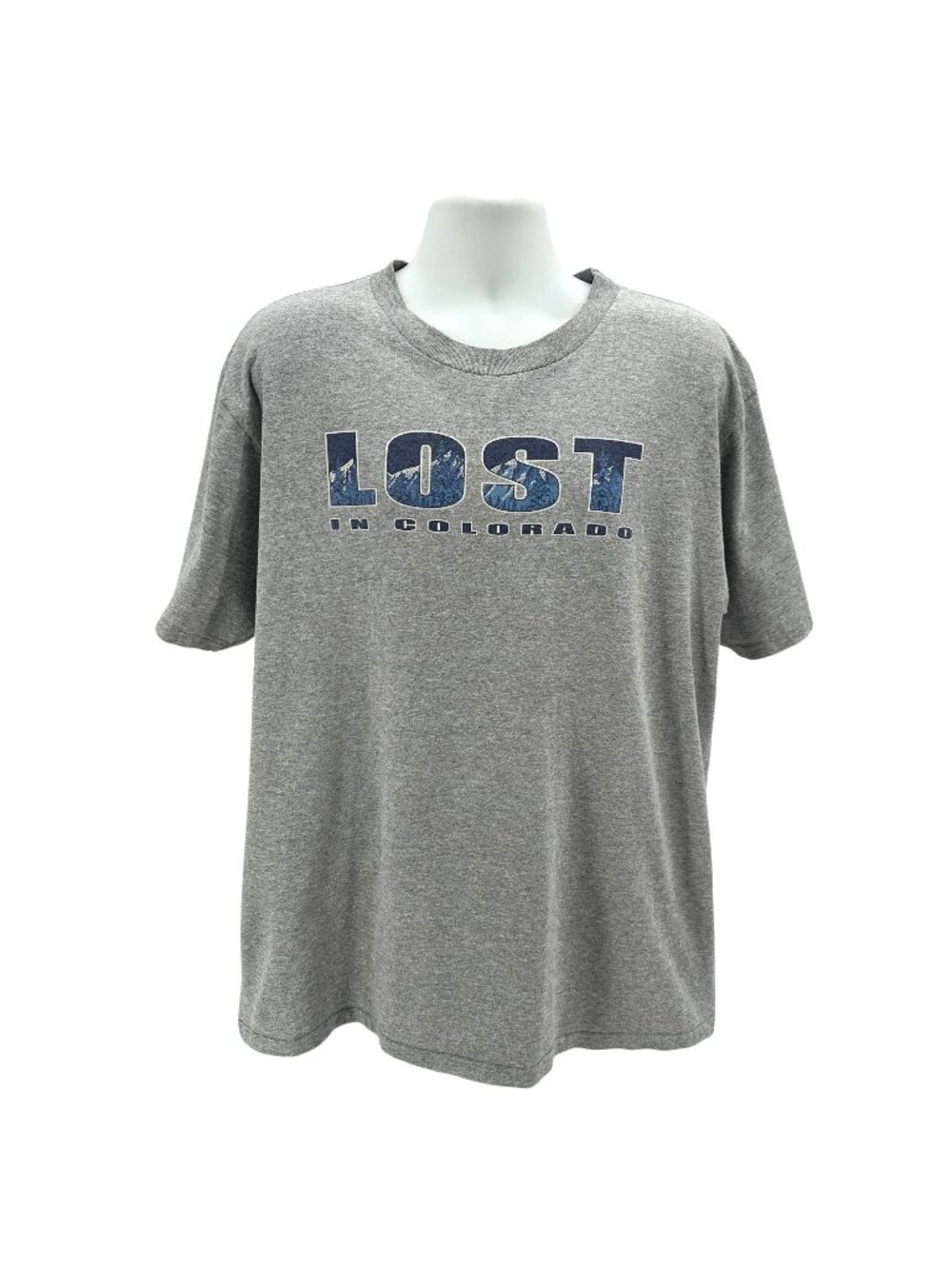 Vintage Prairie Mountain Mens XL Shirt Lost In Colorado Don't Find Me